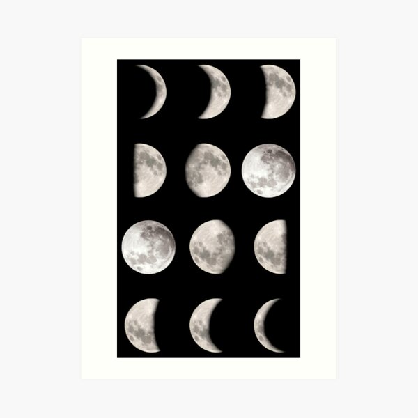 The Moon Canvas print deals 12×12