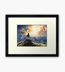 Legend of Zelda : Breath of the Wild artwork Framed Print