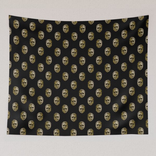 Item preview, Venetian Mask Motif Pattern designed and sold by DFLC Prints.