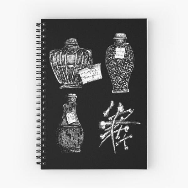 Item preview, Witch's Potion: Bones, Blood, Thoughts and Worms designed and sold by kikoeart.