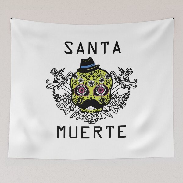 Item preview, La Santa Muerte Skeleton The Mexican Grim Shirt designed and sold by Oles Bielienkyi.