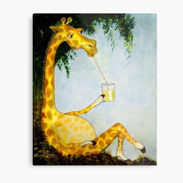Gerald's Afternoon Sip Metal Print