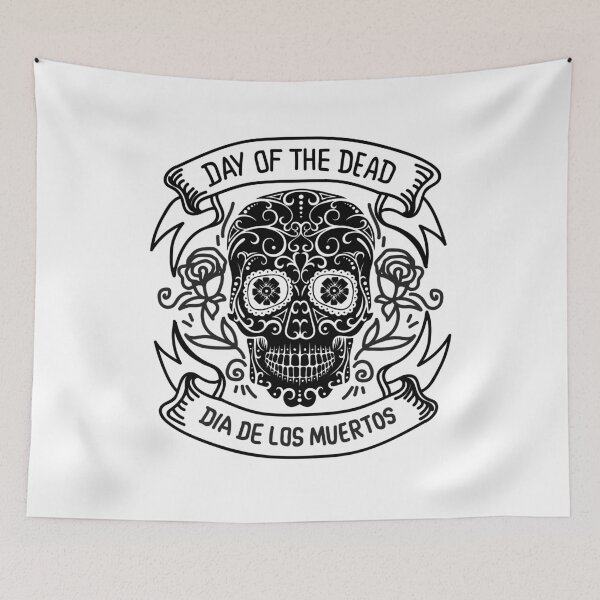 Item preview, La Santa Muerte Skeleton The Mexican Grim Shirt designed and sold by Oles Bielienkyi.
