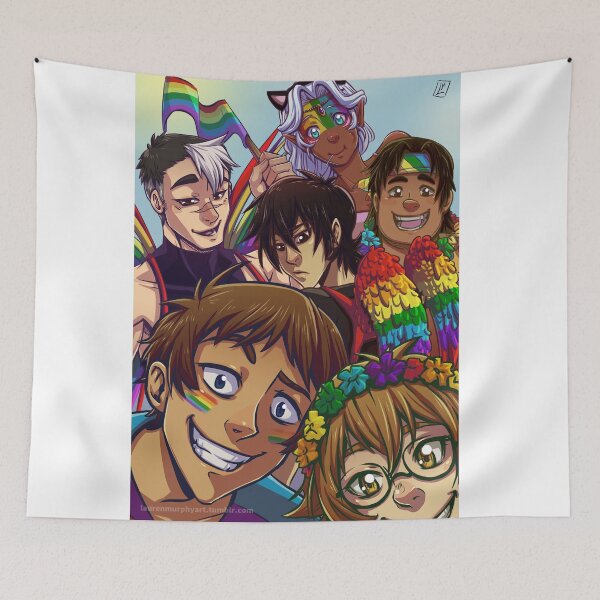 Artikelvorschau, Voltron - Gay Pride entworfen und verkauft von LaurenMurphyArt.