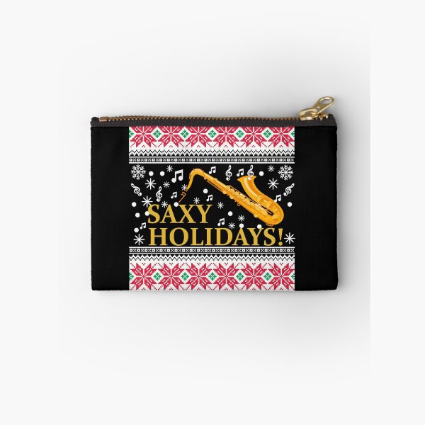 Item preview, Saxophone Ugly Christmas Sweater - Marching Band Saxophone Christmas Shirt designed and sold by mrsmitful.
