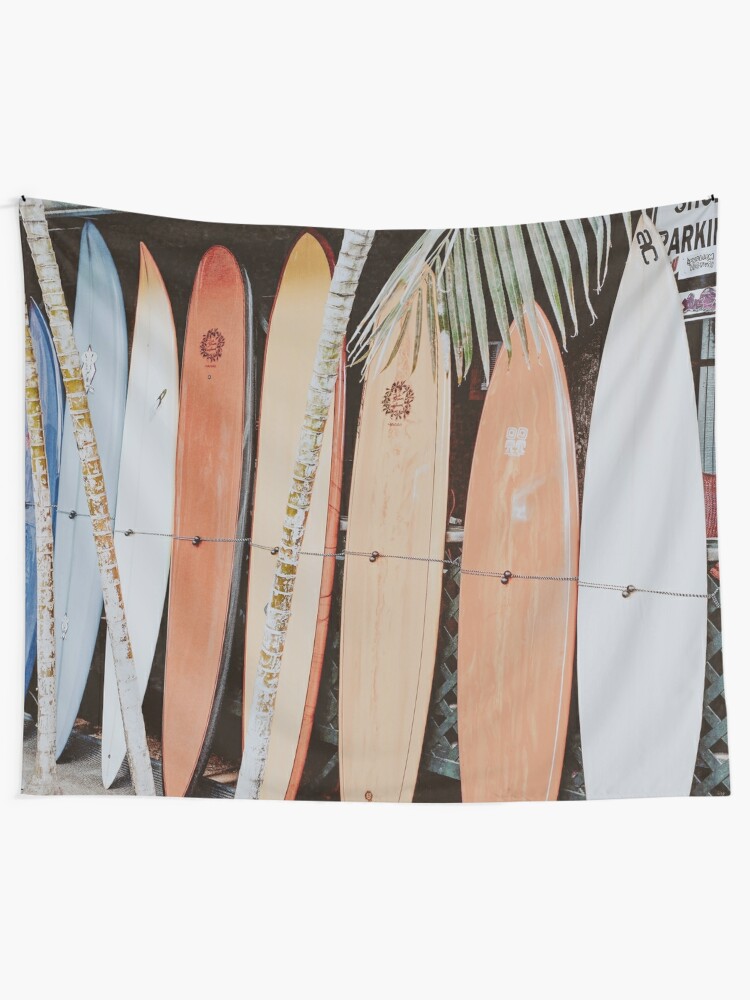 Alternate view of lets surf ii Tapestry