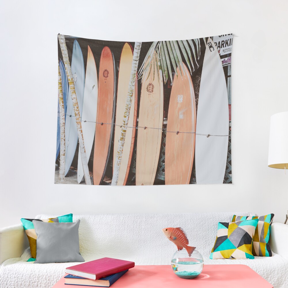 lets surf ii Tapestry