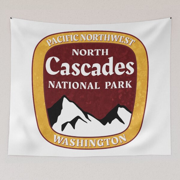 Item preview, North Cascades National Park Washington Pacific Northwest designed and sold by DESTINATIONS DECAL.