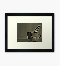 The Hot Brew Framed Print
