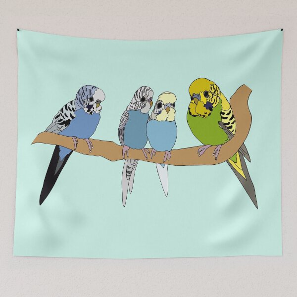 Item preview, Budgies designed and sold by nolessjess.