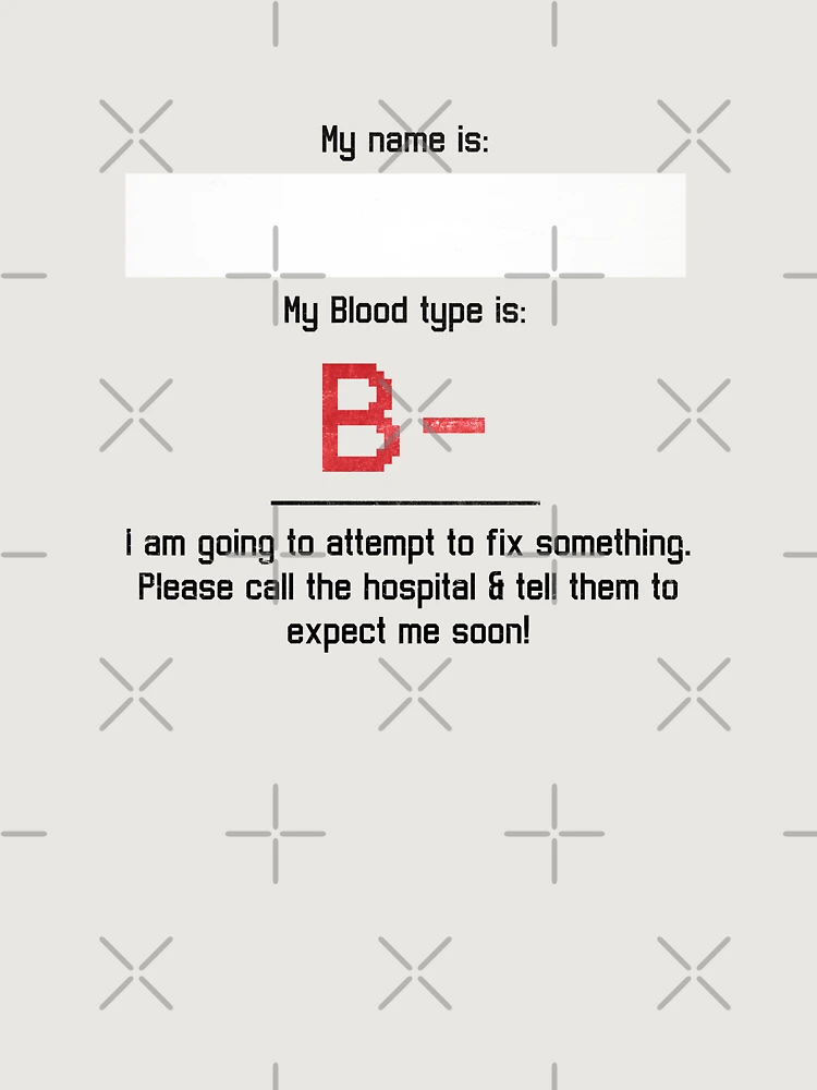 Thumbnail 6 of 6, Premium Oversized Hoodie, Fix Me - B Negative [Roufxis-Rb] designed and sold by RoufXis.