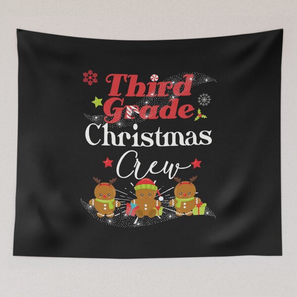 Item preview, Christmas Teacher Student Holiday Gift Third Grade Christmas Crew designed and sold by Sapphire Star.