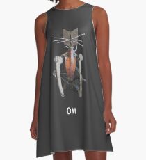 OM CAT A-Line Dress