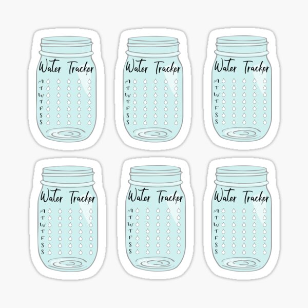 Mason Jar, Black and White Sticker. Planner Stickers for Bullet Journa