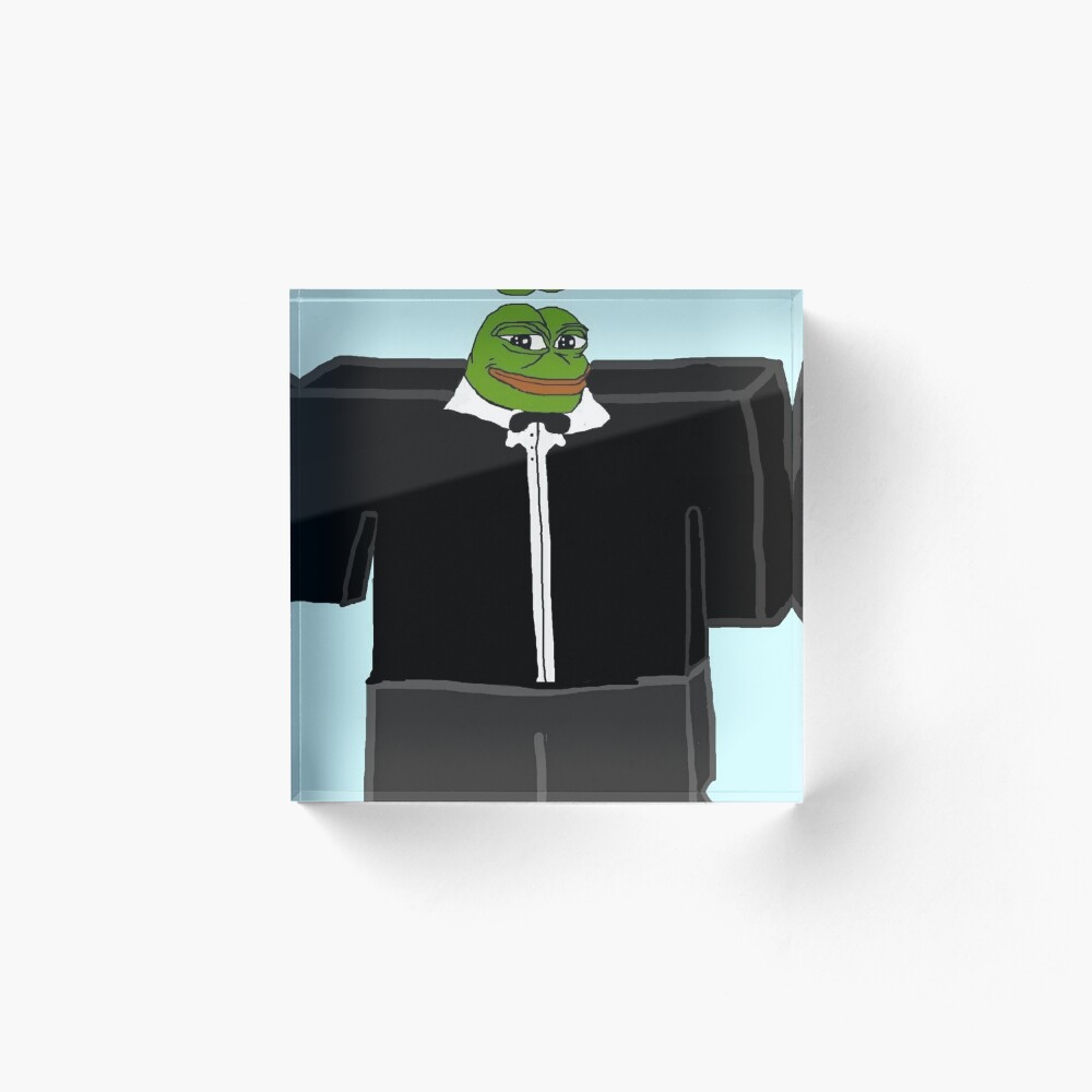 Roblox Pepe Art Board Print By Vanobras Redbubble - roblox pepe poster