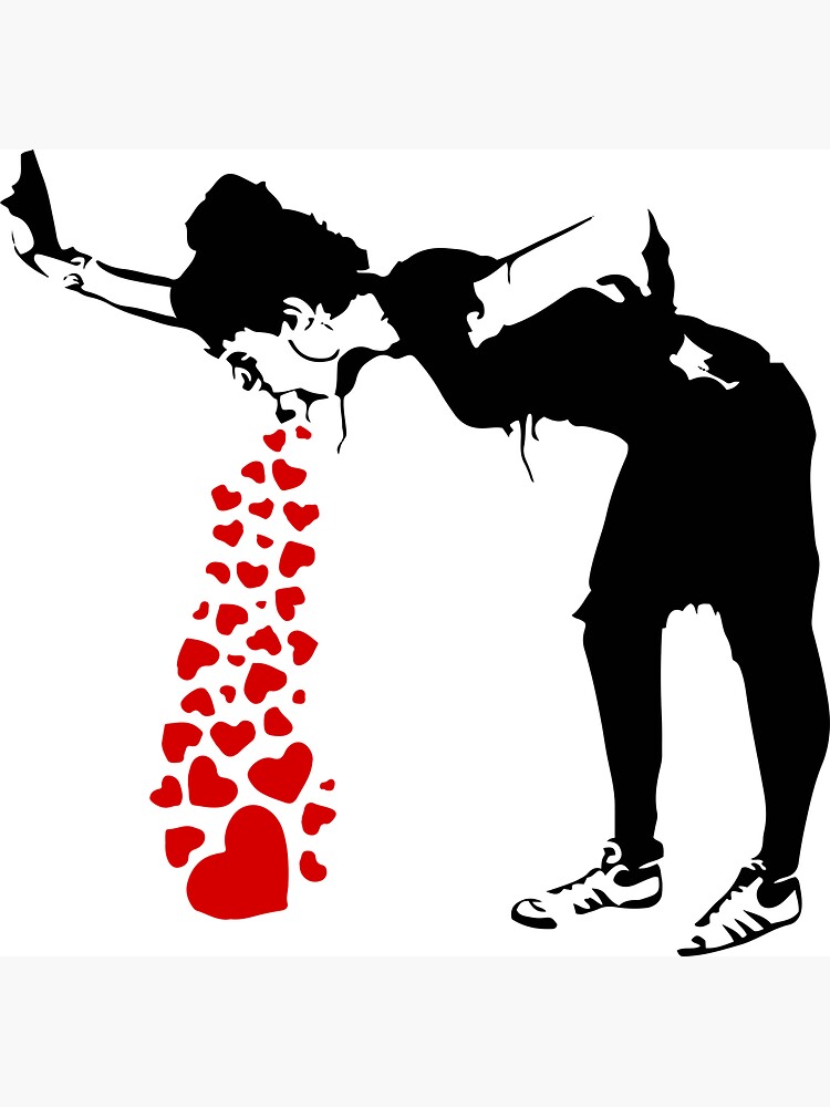 Lovesick - Banksy, Streetart Street Art, Grafitti, Artwork, Design For Men, Women, Kids by clothorama