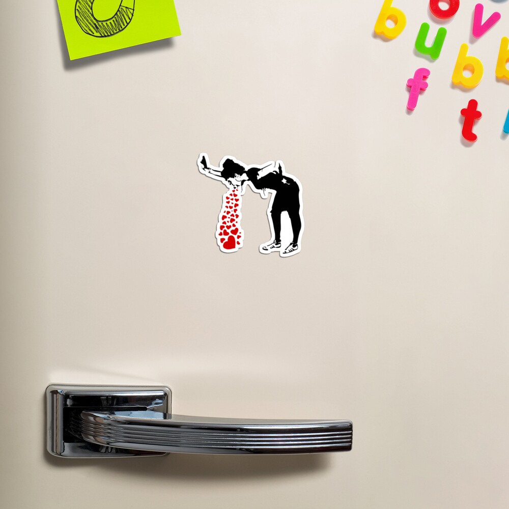 Lovesick - Banksy, Streetart Street Art, Grafitti, Artwork, Design For Men, Women, Kids Magnet