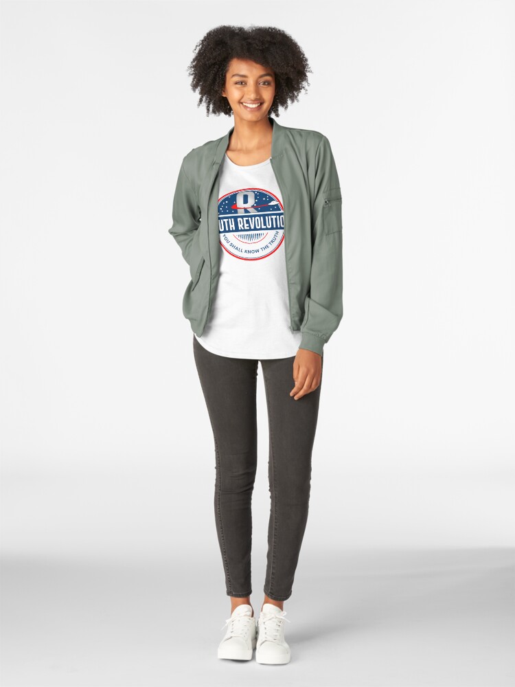 Alternate view of Truth Revolution Main Logo Premium Scoop T-Shirt