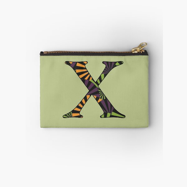 Item preview, Halloween Pinwheel Letter X Monogram designed and sold by vickennobile.