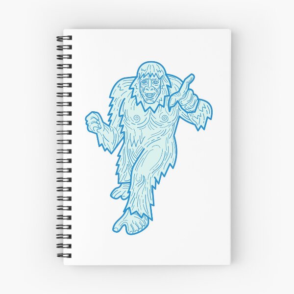 Item preview, Yeti or Abominable Snowman Mono Line designed and sold by patrimonio.