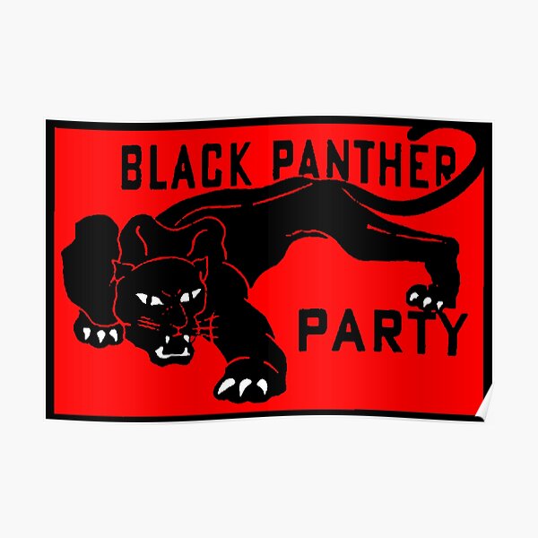 THE BLACK PANTHER PARTY Poster