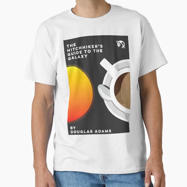 Hitchhikers Guide to the Galaxy Minimalist Poster  Classic T-Shirt