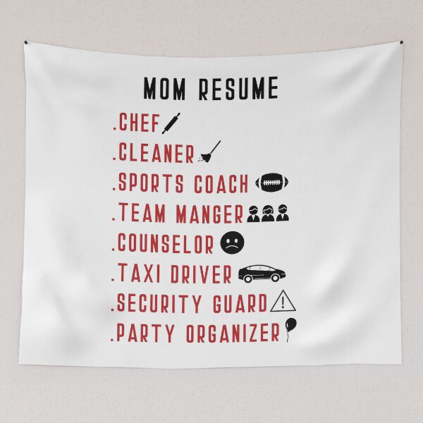 Item preview, Mom Funny Resume designed and sold by InspireGifts.