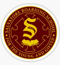 Salvatore Boarding School Crest Sticker