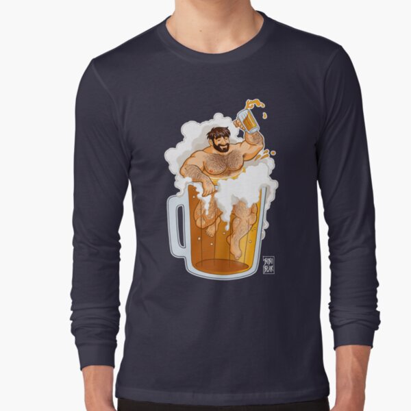 ADAM LIKES A BIG BEER Long Sleeve T-Shirt