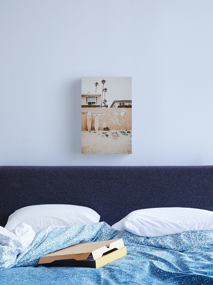 Thumbnail 2 of 3, Canvas Print, lets surf lxxxii / san diego, california designed and sold by mauikauai.