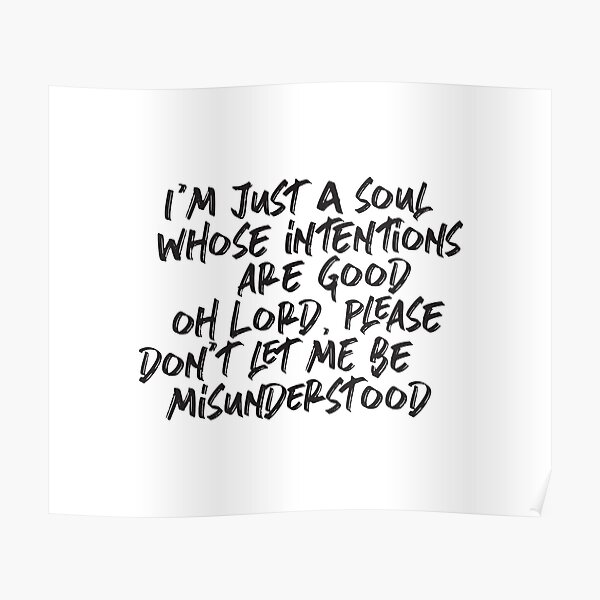 Misunderstood Posters Redbubble