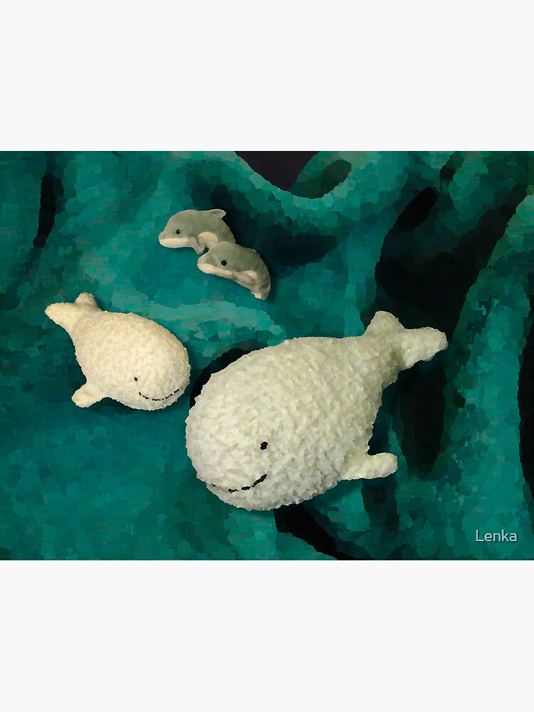 Meeting whales in my children's world by Lenka