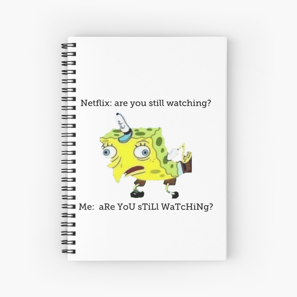 Spongebob Meme Spiral Notebook By Emilywerfel Redbubble 0560