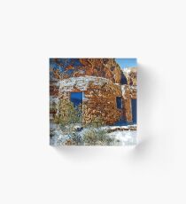 The Old Stone House Acrylic Block