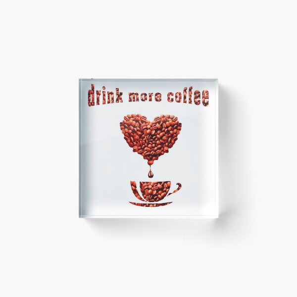 Item preview, Drink More Coffee  - Heart Coffee T-shirts designed and sold by aghlessan.