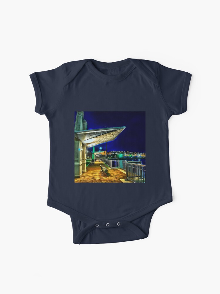 Date Night Piers Park East Boston Baby One Piece By Ludanayvelt Redbubble