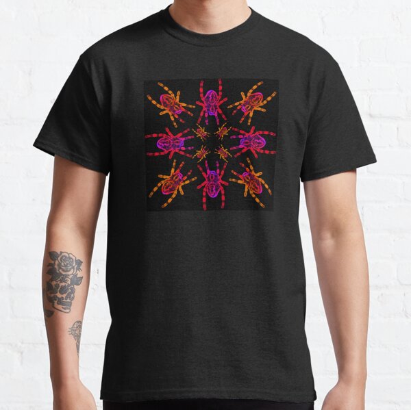 Neon Spider Circle Classic T-Shirt