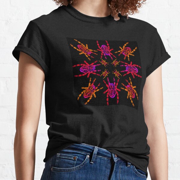 Neon Spider Circle Classic T-Shirt