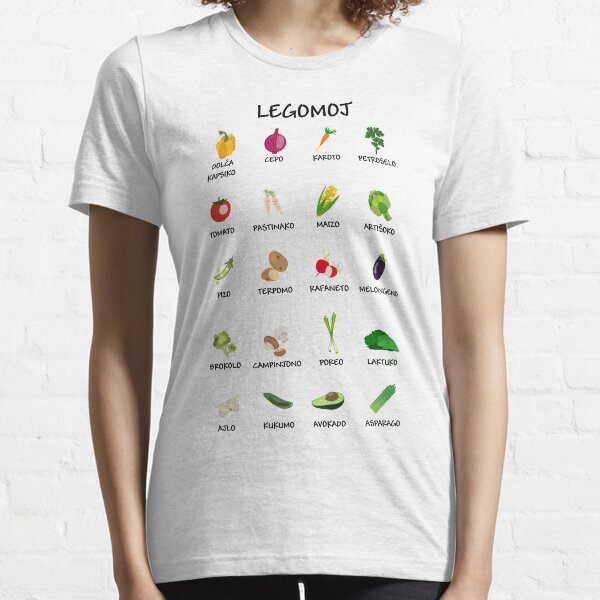 Legomoj - Vegetables in Esperanto Essential T-Shirt