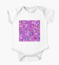 Modern Colorful 3D Polygon Design One Piece - Short Sleeve