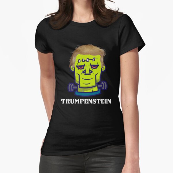 Trumpenstein Monster funny Frankenstein Trump Hair Fitted T-Shirt