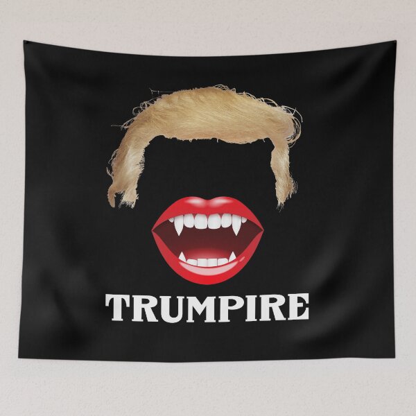 Item preview, Trumpire Halloween funny Vampire Mouth Trump Hair  designed and sold by peter2art.