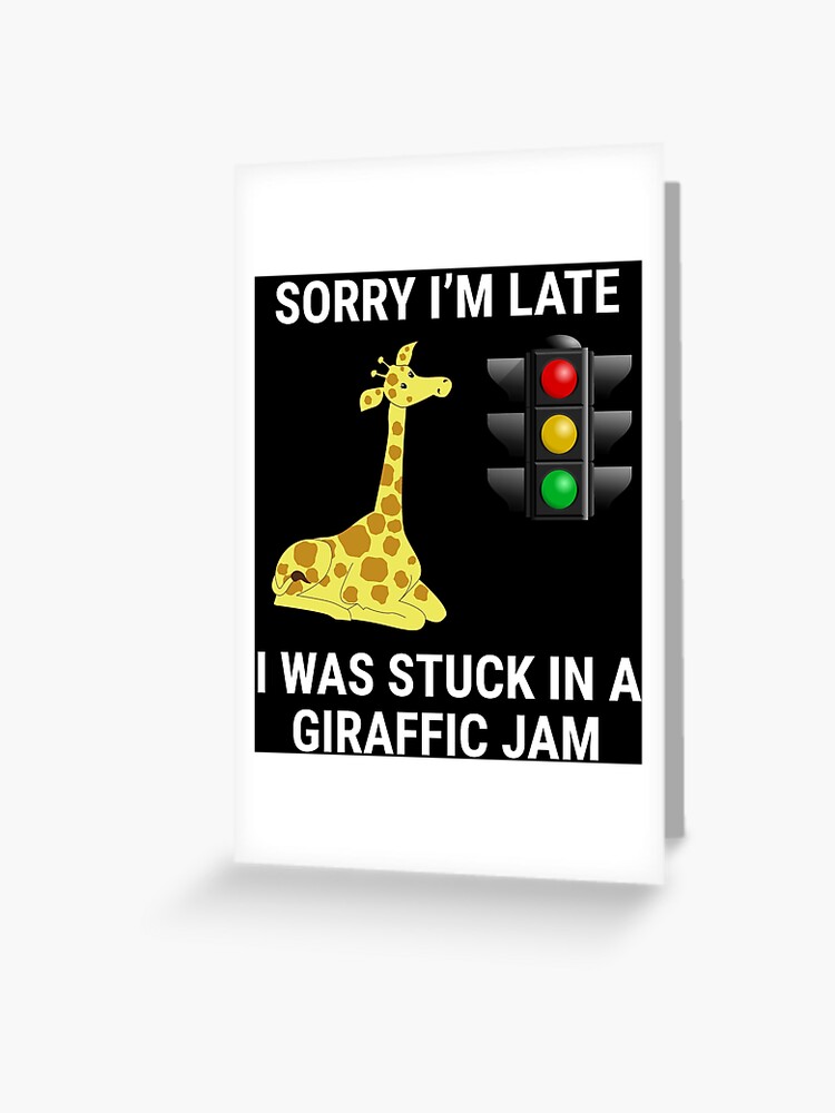 Funny Giraffe T Shirt Giraffic Jam Giraffe Traffic Jam Shirt Funny Giraffe T Shirt Giraffic Jam Giraffe Traffic Jam Shirt