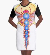 Dragonfly of Dreams Graphic T-Shirt Dress
