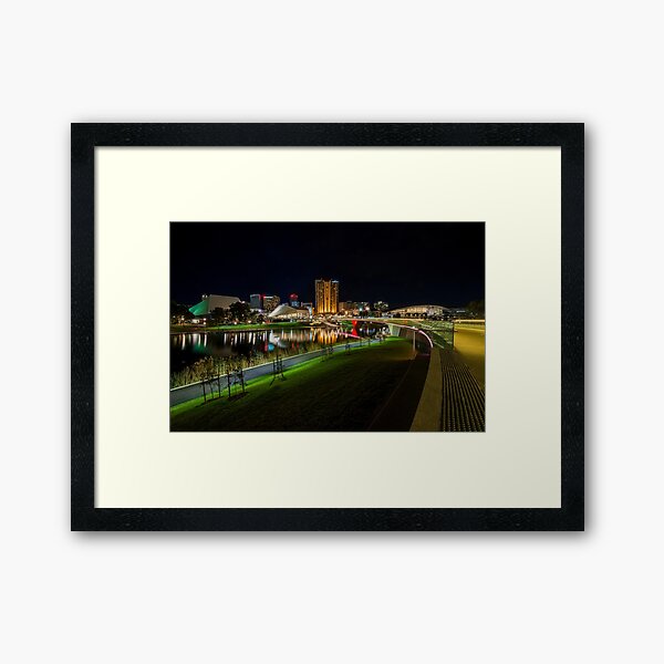 Item preview, Adelaide Riverbank at Night III (full image version) designed and sold by Ray's Photos & Art.