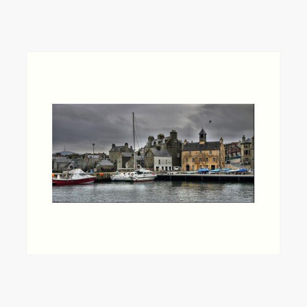 Part of Lerwick Harbour Art Print