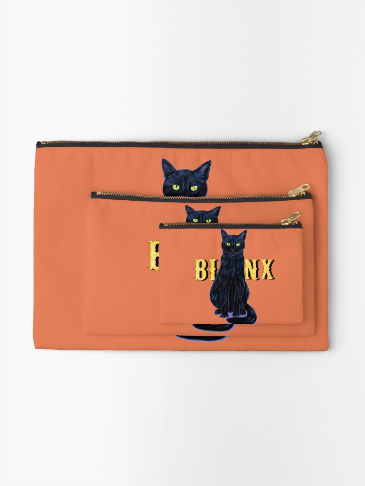 Alternate view of Black Cat Binx Halloween Zipper Pouch