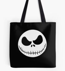 Jack Skellington Nightmare Before Christmas face Tote Bag