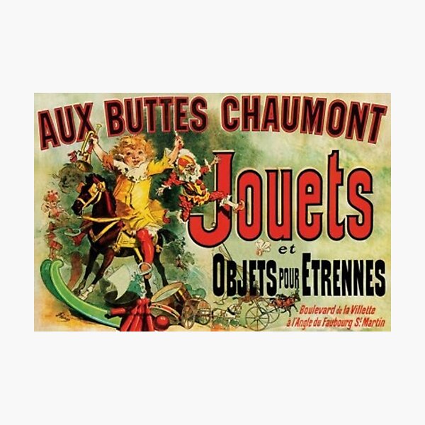 Aux Buttes Chaumont Friends (PUBLIC DOMAIN) Photographic Print