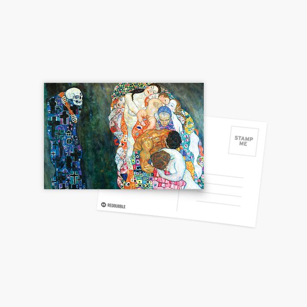 Gustav Klimt Death and Life Postcard